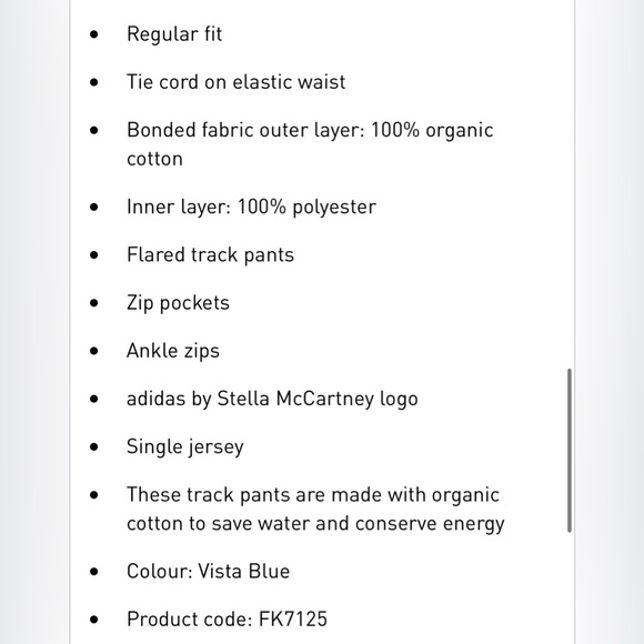 adidas Stella McCartney Track Pants - Picture 8 of 16